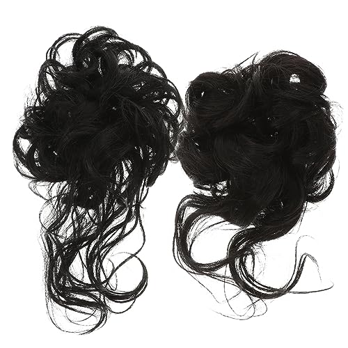 AUTSUPPL Haarteile 2er Set Synthetische Haarknoten-extensions Für Frauen Dutt-hochsteckfrisur Für Kurzes Haar von AUTSUPPL
