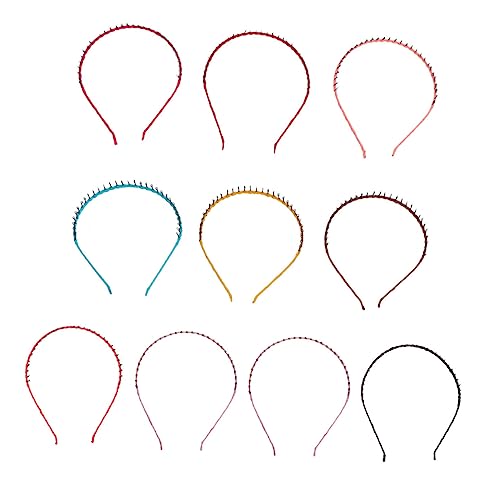 AUTSUPPL 10stücke Handgemachte Haarreifen Für Frauen Und Mädchen Kreative Haarschmuck-accessoires Gemischten Farben Für Partys Und Besondere Anlässe von AUTSUPPL