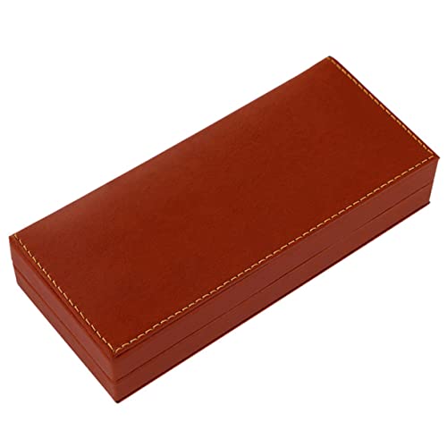 AUTSUPPL Hochwertige Stiftbox Aus Stilvolle Geschenkschachtel Für Schreibgeräte Kompakte Stiftetui Für Büro Und Braune Stiftbox Mit Eleganten Details von AUTSUPPL