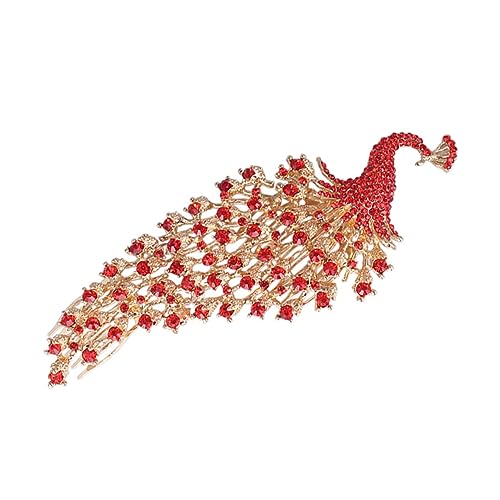 AUTSUPPL Zinklegierter Hochzeits-einsteckkamm Mit Strasssteinen Elegantes Haarschmuck-accessoire Für Frauen Für Hochzeiten Und Besondere Anlässe Goldene Farbe Mit Roten Akzenten AUTSUPPL Zinklegierter Hochzeits-einsteckkamm Mit Strasssteinen Elegantes Haarschmuck-accessoire Für Frauen Für Hochzeiten Und Besondere Anlässe Goldene Farbe Mit Roten Akzenten von AUTSUPPL