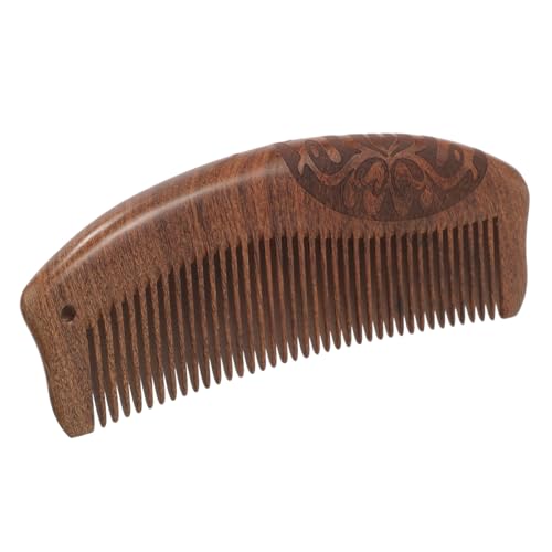 AUTSUPPL Sandelholzkamm Für Herren Und Frauen Antistatischer Holzkamm Mit Exquisiter Schnitzerei Für Haarkämmen Und Kopfhautmassage von AUTSUPPL