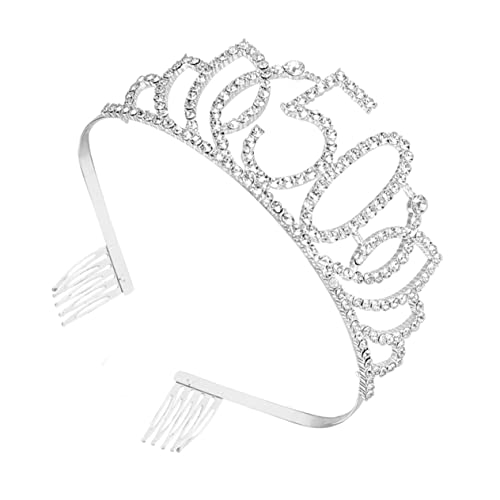 AUTSUPPL Geburtstagskronen Zahlenkrone Elegante Kopfbedeckung Kopfschmuck Für Frauen Und Mädchen von AUTSUPPL