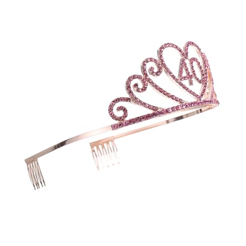 AUTSUPPL Geburtstagskrone Aus Metall Party-krone Für Mädchen Kopfschmuck Für Geburtstagsfeier Accessoires Für Kinder-birthday von AUTSUPPL