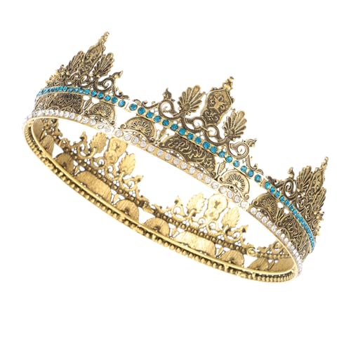 AUTSUPPL Vintage Herren Krone Mittelalterliche Kopfbedeckung Für Männer Für Cosplay Hochzeiten Und Festivals Elegantes Haaraccessoire Für Königliche Kostüme Vielseitig Einsetzbar von AUTSUPPL