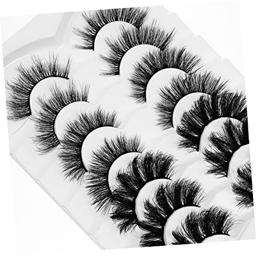 AUTSUPPL 7paare Falsche Wimpern Natürliche Wimpernverlängerung Für Frauen Und Mädchen Leicht Und Bequem Für Alltag Und Partys Realistischer Look Und Einfach Anzuwenden von AUTSUPPL