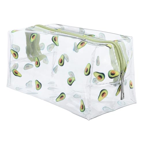 AUTSUPPL Transparente Kosmetiktasche Reise Kulturbeutel Tragbare Toilettenartikel für Damen mit Reißverschluss von AUTSUPPL