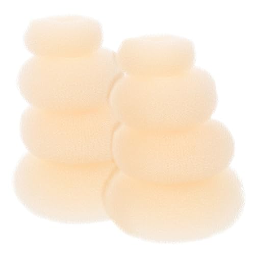 AUTSUPPL Locken-donut für Haare 8 Stück Haarknoten-maker Wiederverwendbare Frisuren-tools Kompakter Dutt-maker Kleiner Haarknoten-former Styling-zubehör Haarknoten-tool für Damen von AUTSUPPL