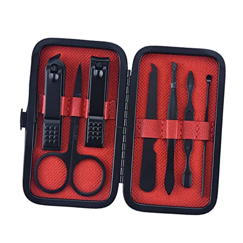 AUTSUPPL 7stücke Stainless Steel Nagelschneider Set Teiliges Maniküre-kit Für Präzise Nagelpflege Robust Und Tragbar Für Männer Und Frauen Für Täglichen Gebrauch von AUTSUPPL