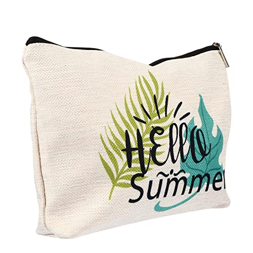 AUTSUPPL Multi-Purpose Kosmetiktasche Aus Leinen Wasserdichtes Make-up Etui Für Reisen Große Kapazität Organizer Für Toilettenartikel Und Schönheitsaccessoires Damen Kosmetikpouch von AUTSUPPL