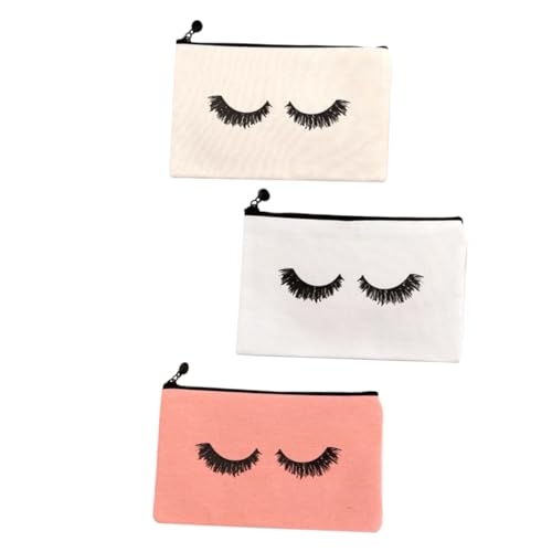 AUTSUPPL 3stücke wasserdichte Kosmetiktaschen Für Damen Multifunktionale Schminktaschen Beige Und Rosa Für Reisen Und Kosmetische Aufbewahrung von AUTSUPPL