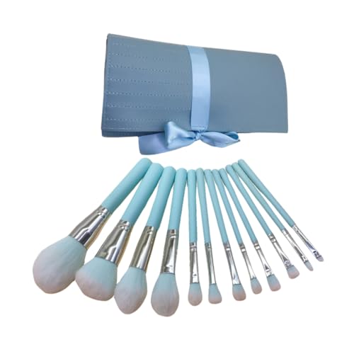 AUTSUPPL 12-teiliges Schminkpinselset Mit Aufbewahrungstasche Premium-make-up-pinsel Für Lidschatten Grundierung Und Konturieren von AUTSUPPL