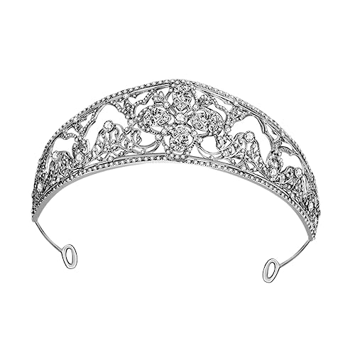 AUTSUPPL Mit Eleganter Haarschmuck Für Hochzeiten Partys Und Verlobungen Zirkonia Diadem Langlebigem Legierungs-material Leicht Und von AUTSUPPL