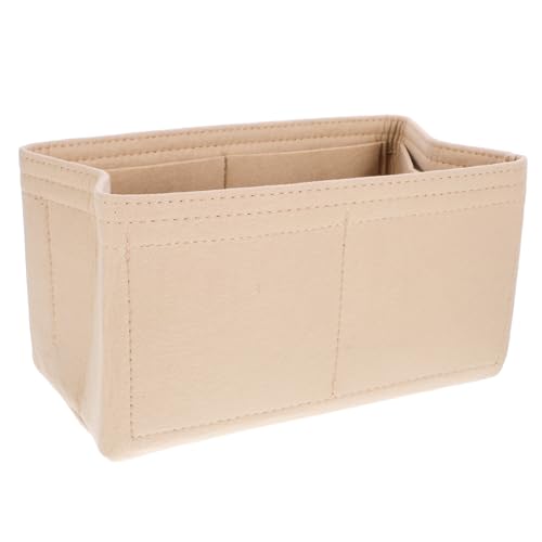 AUTSUPPL 1stück Multifunktions Aufbewahrungstasche Aus Filz Für Kosmetik Für Zuhause Und Studentenwohnheim Hellbraun Für Make-up-Organizer von AUTSUPPL