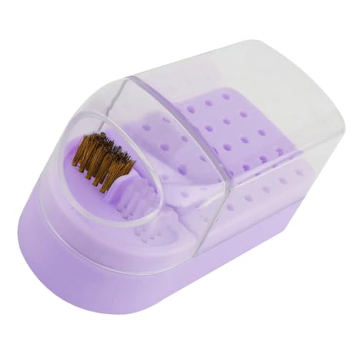 AUTSUPPL Nail Drill Bits Aufbewahrungsbox Mit Fächern Und Reinigungspinsel Praktischer Organizer Für Nagelbohrer Für Nagelstudios Und Heimgebrauch Langlebig Und Platzsparend Farbe von AUTSUPPL