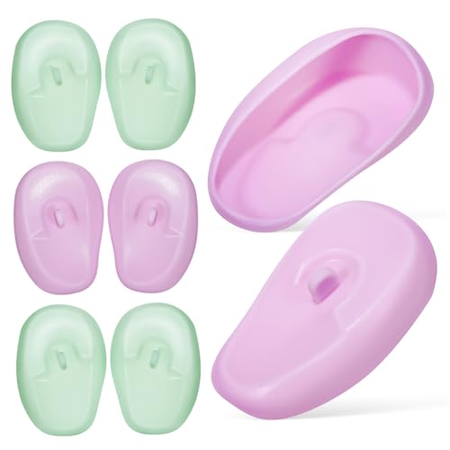 AUTSUPPL 4paare Silikon Ohrenschützer Für Haarfärbung Wasserdichte Ohrabdeckungen Für Fön Dusche Und Schwimmen Sanften Farben von AUTSUPPL