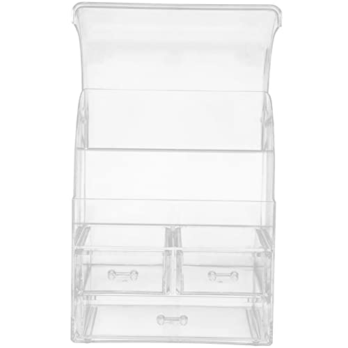 AUTSUPPL Transparente Organizer-box Für Kosmetik Multifunktionale Aufbewahrungslösung Für Schreibtisch Schmuck Parfums Und Mehr Platzsparend Und Robust Für Ordentliches Zuhause von AUTSUPPL