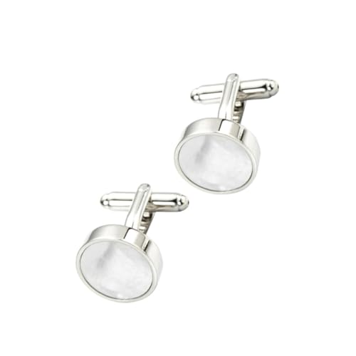 AUTSUPPL Oval Manschettenknöpfe aus Kupfer Ersatzknöpfe für Hemden und Anzüge Langlebig Rostfrei Modische Kleidung Dekoration Stilvoll und Elegant von AUTSUPPL