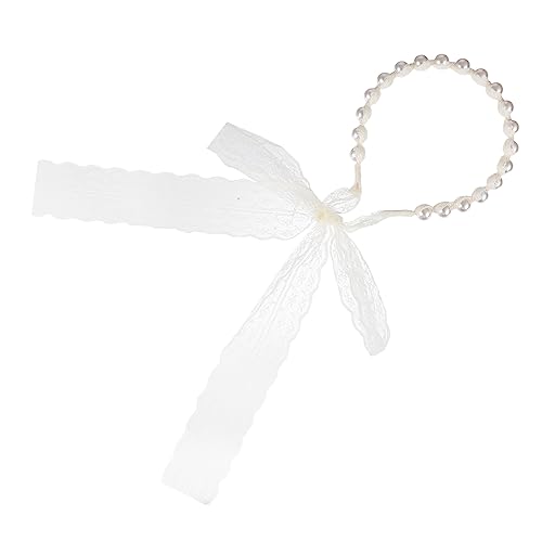 AUTSUPPL Perlen Haare Band Eleganter Haarreif Für Mädchen Perlenkopfschmuck Haarschmuck Für Kleine Mädchen von AUTSUPPL