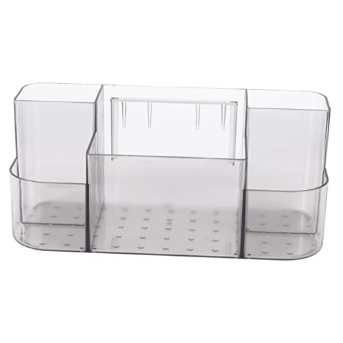 AUTSUPPL 1stück Kosmetik Organizer Wandbox Semitransparent Ohne Bohren Für Badezimmer Und Schlafzimmer Vielseitige Aufbewahrungslösung Für Make-up Und Pflegeprodukte von AUTSUPPL