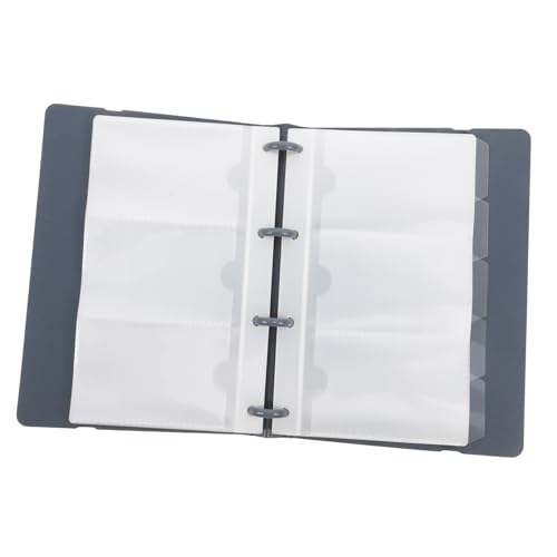 AUTSUPPL Portabler Visitenkartenhalter Karten Kapazität Strapazierfähiges Material Leicht Zugängliches Register für Geschäftsleute Büroangestellte und Lehrer Elegantes Blaues Design von AUTSUPPL