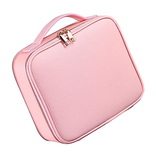 AUTSUPPL Pu Kosmetiktasche Mit Verstellbaren Trennwänden Großer Wasserdichter Reiseorganizer Für Make-up Und Kosmetik Für Frauen Für Reisen Und von AUTSUPPL