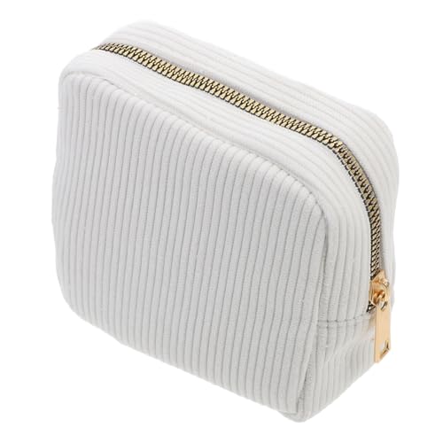 AUTSUPPL Kulturtasche Aus Corduroy Tragbarer Kosmetik-Organizer Für Reisen Vielseitig Einsetzbar Als Make-up-Tasche Oder Hygieneartikel-aufbewahrung Für Damen Und Herren von AUTSUPPL