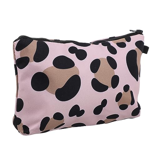 AUTSUPPL Kosmetiktasche Leopardenmuster Tragbare Kulturbeutel Für Damen Schminktasche Mit Reißverschluss Organizer Für Reisen Und Outdoor von AUTSUPPL