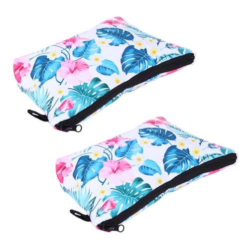 AUTSUPPL Reise-Kosmetiktasche Mit Reißverschluss Make-up-Organizer Aus Polyester Blumendruck Für Frauen Und Mädchen AUTSUPPL Reise-Kosmetiktasche Mit Reißverschluss Make-up-Organizer Aus Polyester Blumendruck Für Frauen Und Mädchen von AUTSUPPL