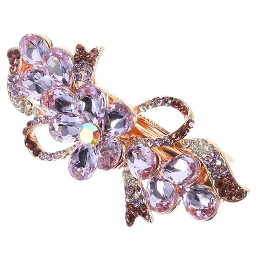 AUTSUPPL Rhinestone Haarklammer Damen Metall Frühlingsclip Glitzernde Haarspange für Dickes Haar Halbsteckfrisur Schmuckaccessoire Geschenk von AUTSUPPL