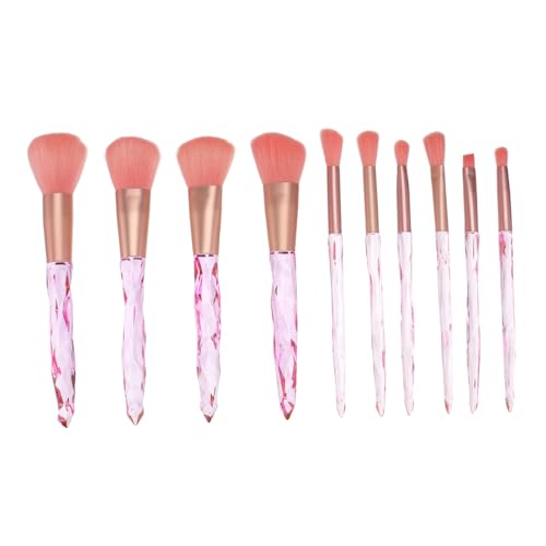 AUTSUPPL 10stücke Teiliges Makeup Pinselset Mit Transparentem Kristallgriff Professionelle Kosmetikpinsel Für Foundation Eyeliner Blush Und Puder Für Präzise Und Gleichmäßige AUTSUPPL 10stücke Teiliges Makeup Pinselset Mit Transparentem Kristallgriff Professionelle Kosmetikpinsel Für Foundation Eyeliner Blush Und Puder Für Präzise Und Gleichmäßige von AUTSUPPL