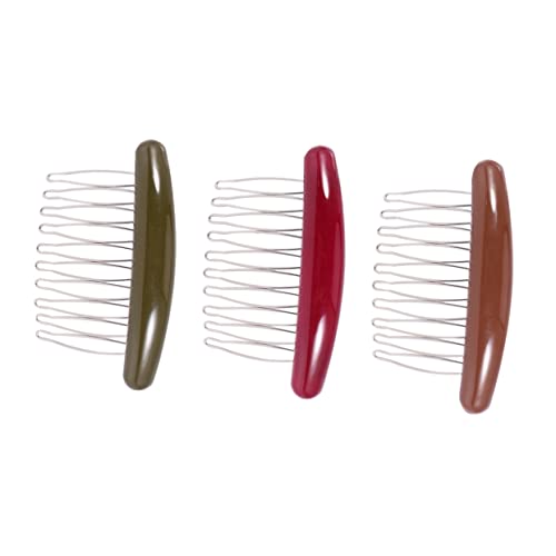 AUTSUPPL 3stücke Teiliges Haarkamm Für Frauen Und Mädchen Rutschfeste Haaraccessoires Verschiedenen Farben Für Frisuren Und Haarschmuck Einfaches Entwirren Von Nassem Haar von AUTSUPPL