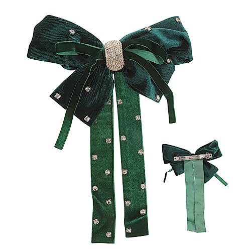 AUTSUPPL Großer Haarklammer Mit Eleganter Schleife Strass Langlebiger Haarclip Für Frauen Für Partys Hochzeiten Geburtstage Und Alltag von AUTSUPPL