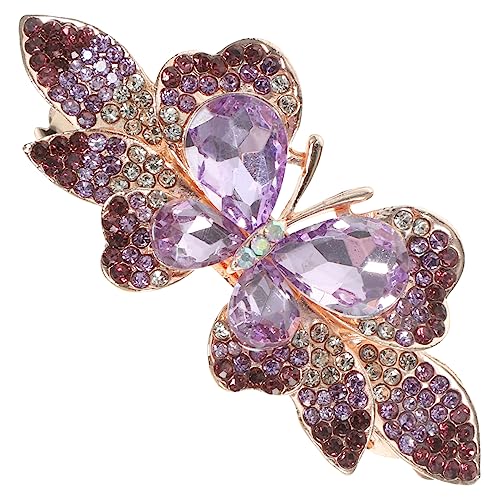 AUTSUPPL Frühlings Haarklammer Mit Wasserstein Eleganter Haarschmuck Für Frauen Passend Für Hochzeiten Partys Und Alltagslooks Strass Für Haartypen Geeignet von AUTSUPPL