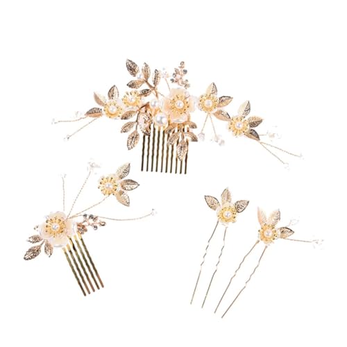 AUTSUPPL Set Mit 4 Stilvollen Kopfbedeckungen Haarnadel-schmuck-sets Für Frauen Braut-haar- von AUTSUPPL