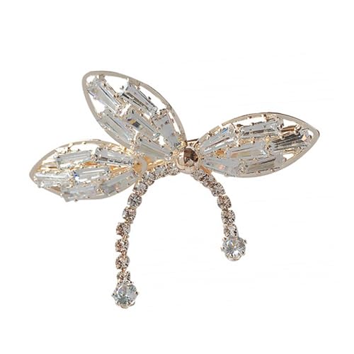 AUTSUPPL Silberfarbene Haarnadel Mit Strass-entenschnabel-clip Rutschfeste Haarklammern Haarschmuck Für Frauen von AUTSUPPL