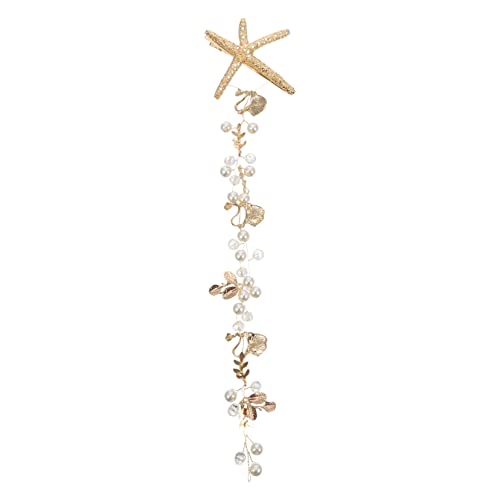 AUTSUPPL Perlen Stirnband Retro Haarschmuck Hochzeit Perlen Kopfschmuck Stirnband Für Braut Haarband von AUTSUPPL