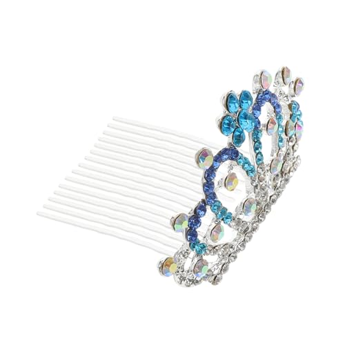 AUTSUPPL Strass Tiara Kristallkrone Haarkamm Vintage Braut Haarschmuck Leicht Flexibel Für Hochzeit Abschlussball Party Damen Mädchen von AUTSUPPL