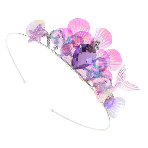AUTSUPPL Meerjungfrauen-stirnband Für Mädchen Süßes Haarband Wasser-thema Kopfschmuck Haardekoration Für Party Und Cosplay von AUTSUPPL