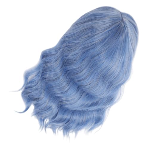 AUTSUPPL Schulterlange Gewellte Perücke Für Frauen Kurze Synthetische Perücke Mit Mittelscheitel Hitzebeständig von AUTSUPPL