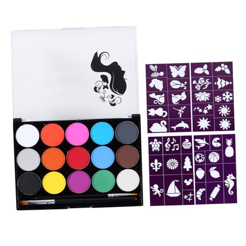 AUTSUPPL Teiliges Wasserfarbe-öl-make-up Gesicht Und Körper Sicher Und Abwaschbar Für Festivalpartys Und Halloween Mit Pinsel Und Werkzeugen Für Einfaches Anwenden Und Reinigen von AUTSUPPL