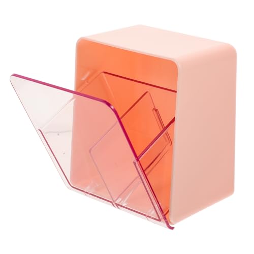 AUTSUPPL Tragbare 2-gitter-kosmetik-aufbewahrungsbox Make-up-organizer Fach Wattepadhalter Badezimmer-baumwoll-organizer von AUTSUPPL