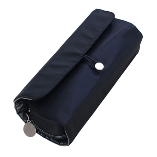 AUTSUPPL Tragbare Kosmetik Werkzeugtasche Faltbare Make up Tasche Für Damen Wasserabweisend Kompakt Und Elegant Kosmetikpinsel Organizer Für Reisen Aufbewahrungstasche Für Make up von AUTSUPPL