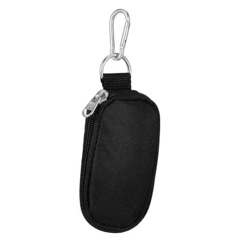 AUTSUPPL Tragetasche Für Ätherische Ölflaschen Öletui Mit Reißverschluss Stabile Tasche Für Ätherische Ölflaschen Transparente Oberfläche Tragbar Für Reisen Und Zuhause Schwarz von AUTSUPPL