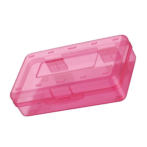 AUTSUPPL Federmäppchen Kunststoff für Schüler Praktischer Stifte Organizer Kawaii Federmäppchen mit Deckel Platzsparend und Robust für Schule und Büro von AUTSUPPL