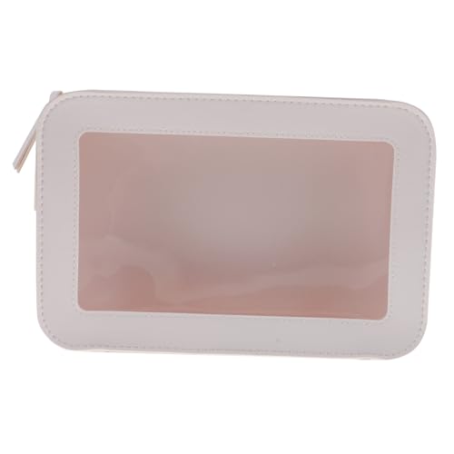 AUTSUPPL Transparente Reise Waschbeutel PVC Kosmetiktasche mit Reißverschluss Tragbare Kulturbeutel Organizer für Make up und Toilettenartikel Reisegröße für Damen und Camping von AUTSUPPL