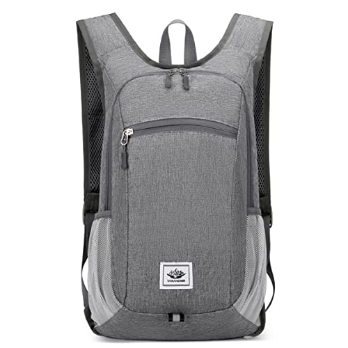 AUXDIQ 20L Faltbarer Rucksack Fahrradrucksack Herren Damen Sportrucksack Ultraleicht Trinkrucksack Hydration Rucksack Wanderrucksack von AUXDIQ