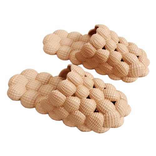 AUXDIQ Badeschuhe Damen Herren Pantoffeln Badelatschen Rutschfeste Hausschuhe Strand Sandale Sommer Pantoletten Badeschlappen, Khaki, 36/37 EU AUXDIQ Badeschuhe Damen Herren Pantoffeln Badelatschen Rutschfeste Hausschuhe Strand Sandale Sommer Pantoletten Badeschlappen, Khaki, 36/37 EU von AUXDIQ