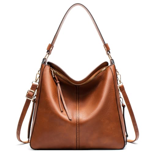 AUXDIQ Damen Handtasche Umhängetasche Große Elegante Einkaufstasche Crossbody Tasche Mehrtaschentasche Arbeit, Einkaufen, Reisen, Alltäglicher Gebrauch von AUXDIQ