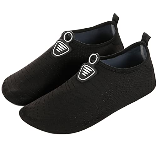 AUXDIQ Schwimmschuhe Badeschuhe Aquaschuhe Surfschuhe Wasserschuhe Strandschuhe Barfuß Schnell Trocknend für Damen Herren Kinder von AUXDIQ