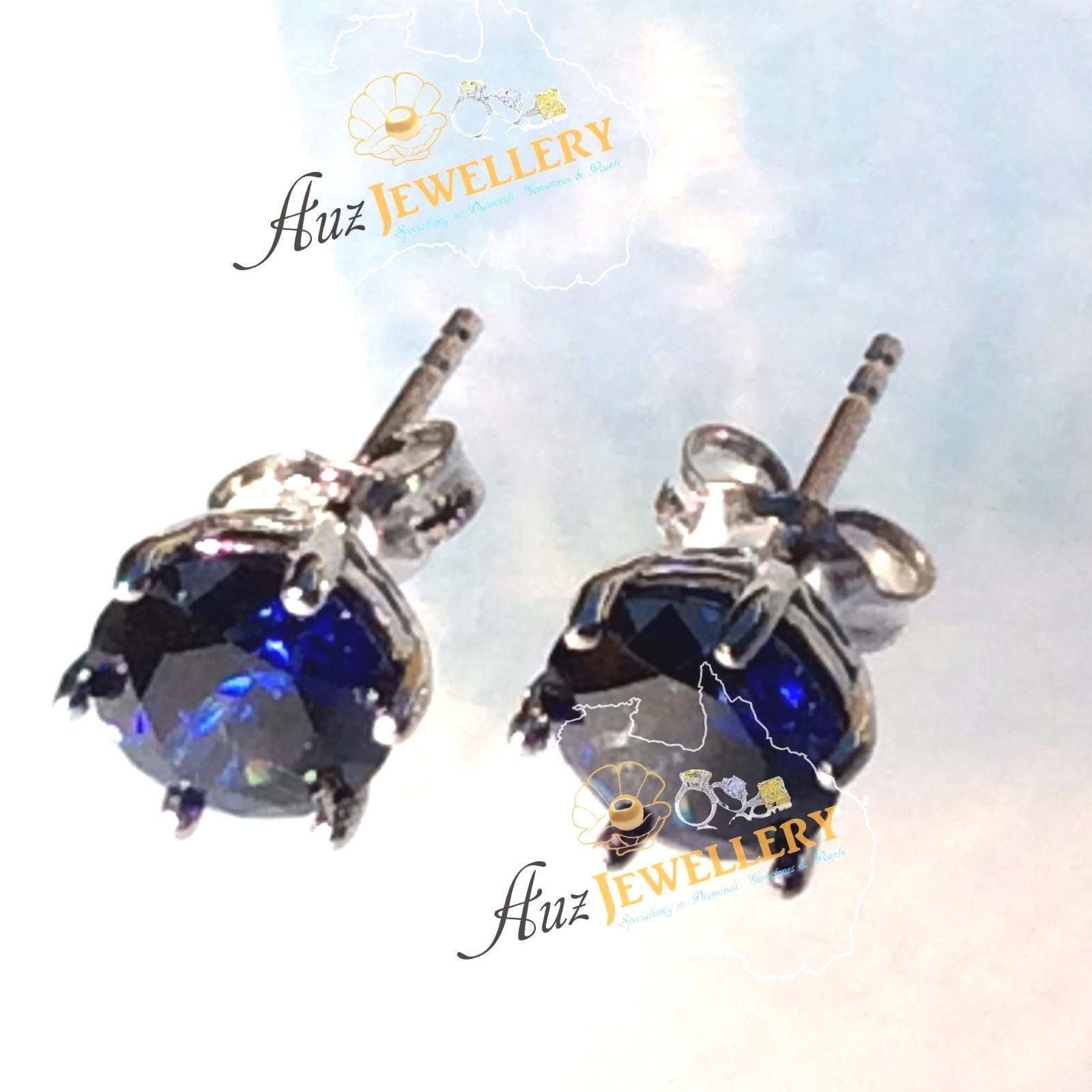 Muttertagsgeschenk Lab Saphir Ohrringe von AUZJewellery